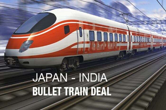 The bullet train project in India is being funded by Japan