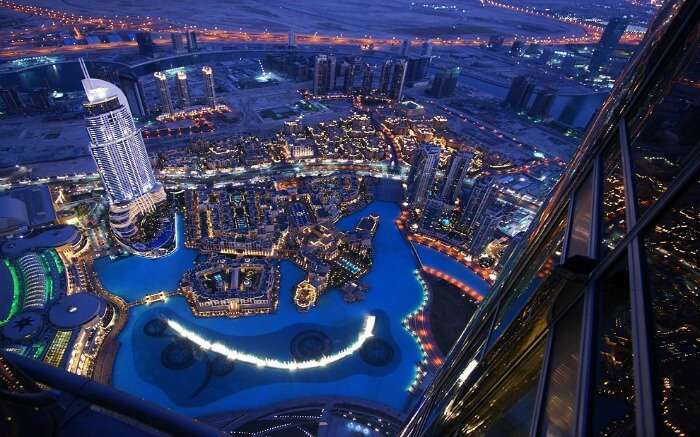 Dubai view from Burj Khalifa 