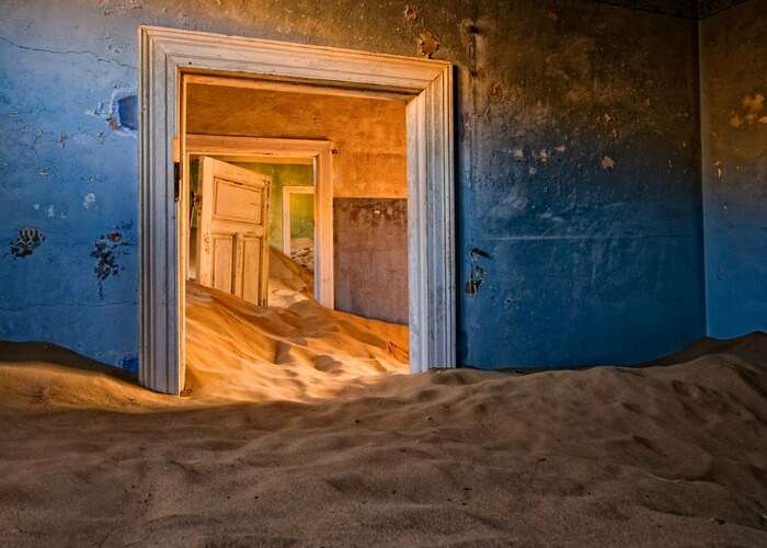 Scary house in Namibia