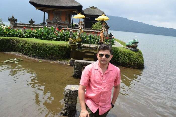 MItaksh enjoying the view in Bali
