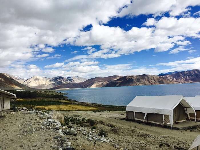 Beautiful Pangong lake in Ladakh
