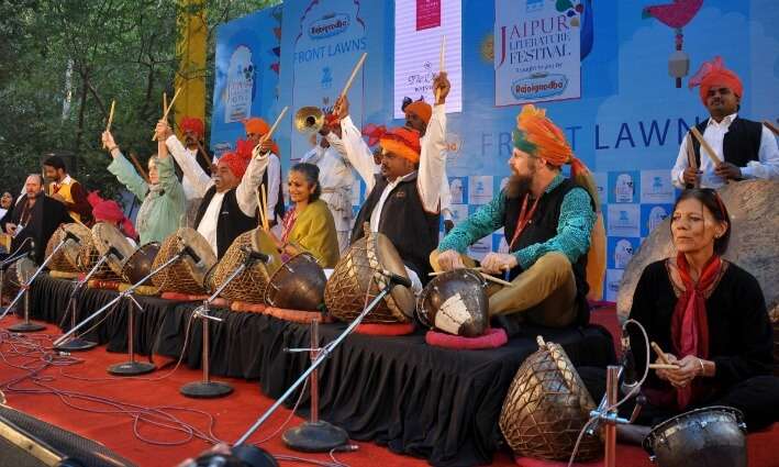 Musical performances at Jaipur Literature Festival