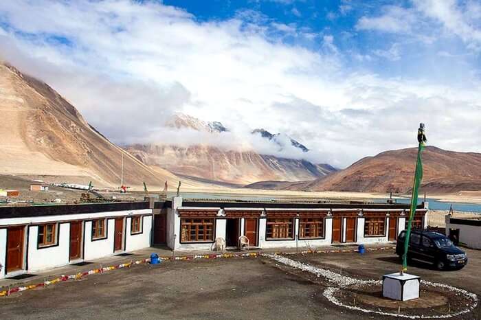 The picturesque Pangong Inn in Leh