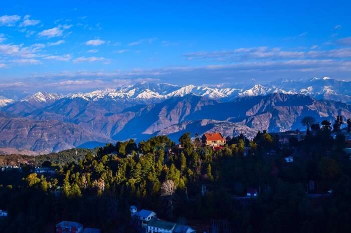 A panoramic shot of Dalhousie