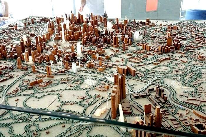 Beautifully miniature model of Singapore