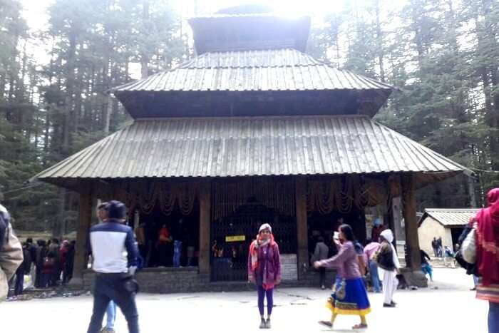 Manali temples in the forest