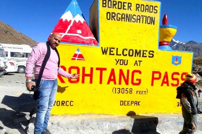 Reaching the heights of Rohtang