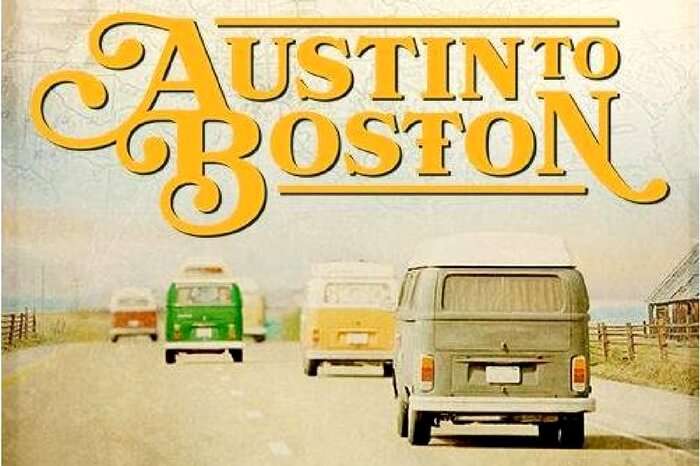 A still from the travel documentary Austin to Boston