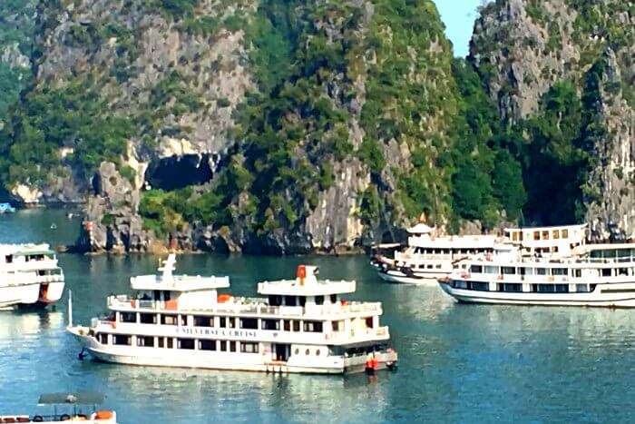 The view from Halong Bay