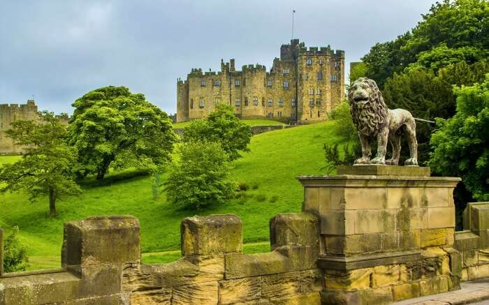 Shot of Alnwick Castle