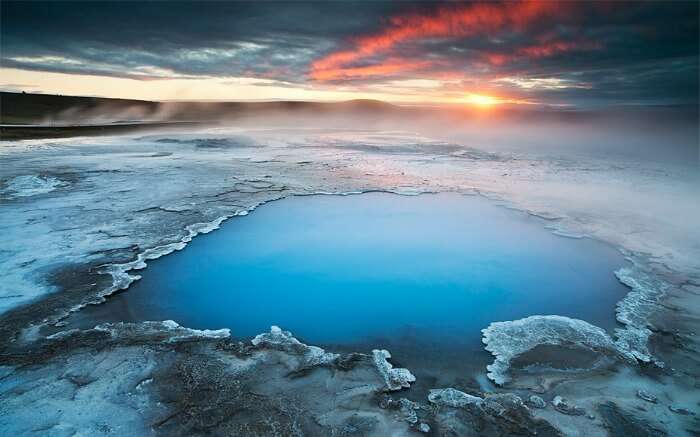 A hotspring in Iceland