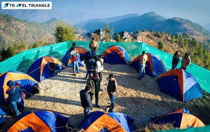 Camping in Kanatal