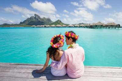 Honeymoon Couple in Maldives