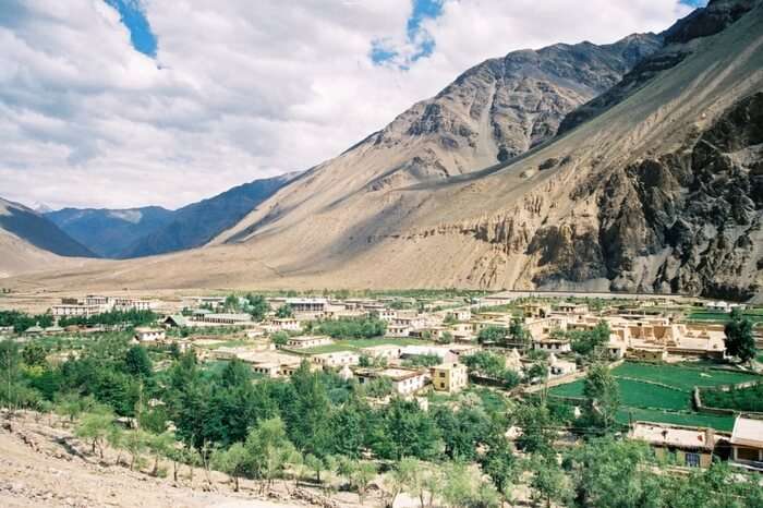A view of Tabo village in Spiti