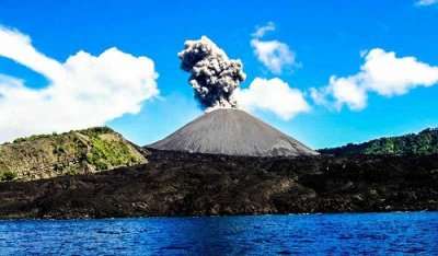Active volcano in Andaman Islands, one of the best places to visit in India in April