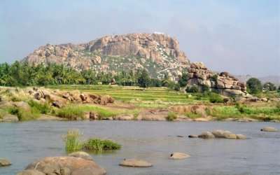 View of Hanuman Temple in Hampi