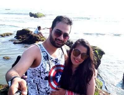 Couple visiting Goa