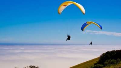 paragliding in Kamshet which is one of the best places to visit in India in June