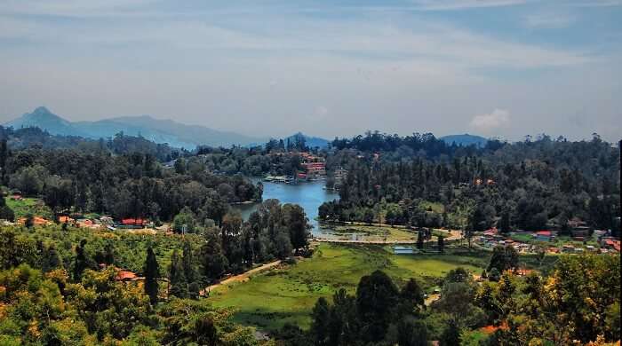 valley and mountains in Kodaikanal which is one of the best places to visit in India in June