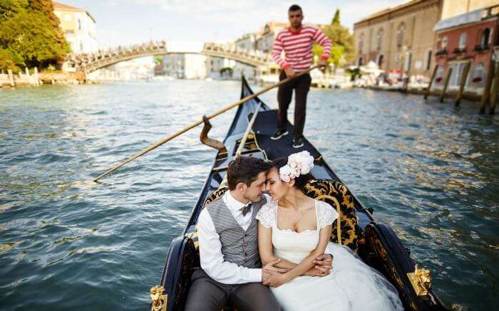 A couple in Venice