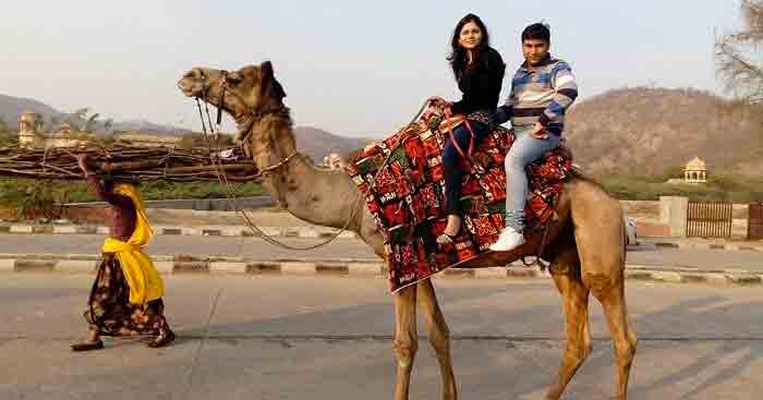 Anuj on a romantic trip to Rajasthan