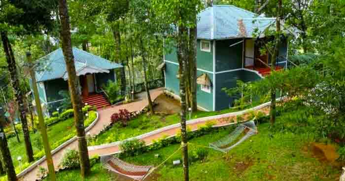 A view of budget hotel in Munnar