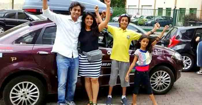 A family road trip from Bangalore to Paris