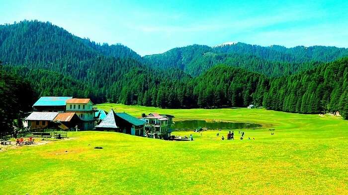 A wonderful view of Khajjiar, one of the best places to visit in India in April