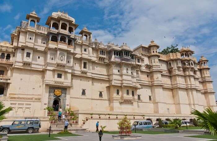 View of City Palace in Udaipur