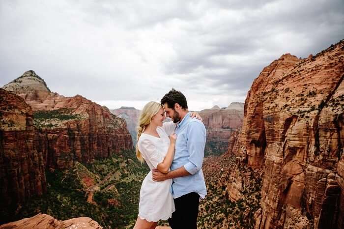 Romantic Couple in Las Vegas