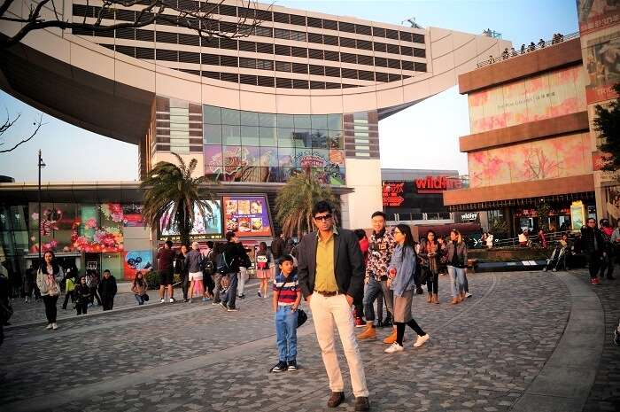 Sudip poses for a picture in Hong kong