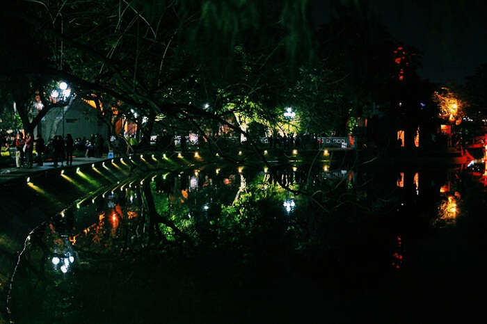 Beauty of the Hanoi city at night