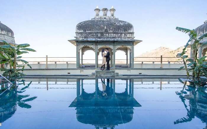 A couple in Udaipur