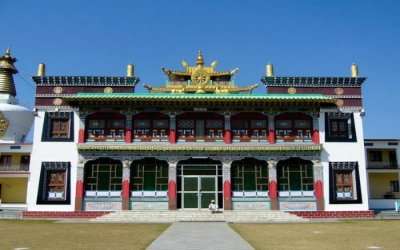 A Buddhist monastery which is one of the best places to visit in Dehradun