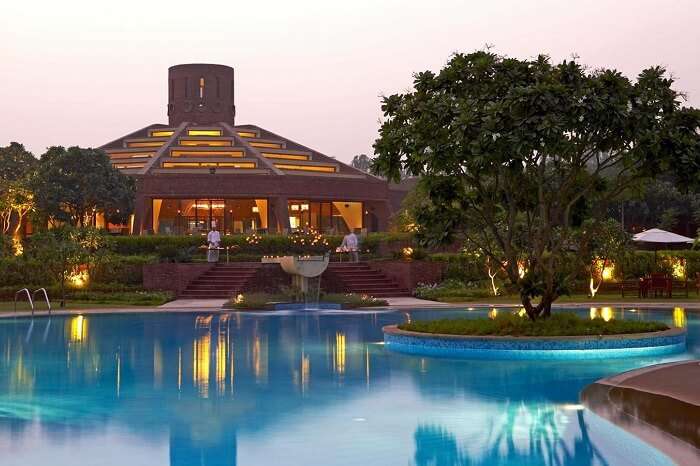 A shot of the pool at the Westin Resort in Sohna near Gurgaon