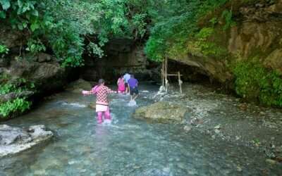 Robbers cave is one of the best places to visit in Dehradun known for its picturesque view