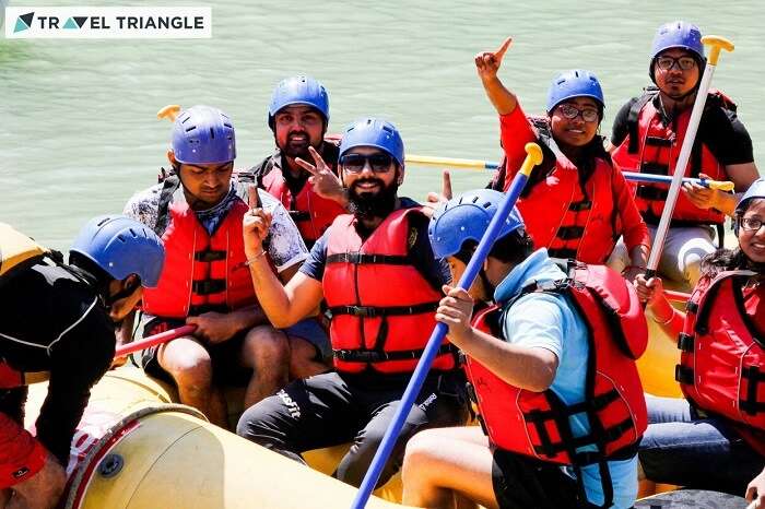 Rafting in Ganga river