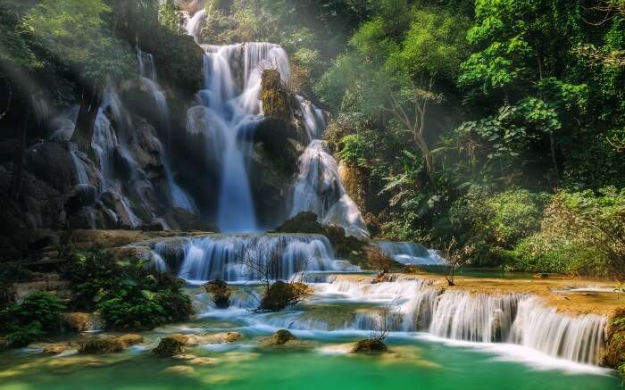 Kouang Si Falls in Laos