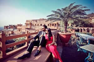 pre wedding shoot at the neemrana fort and palace