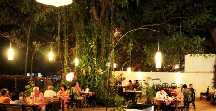 garden restaurant in goa