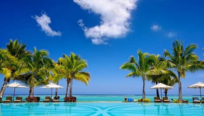 A delightful view of Mauritius in summer one of the best summer holiday destination in the world 