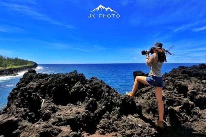 solo female traveler in Reunion Island, France
