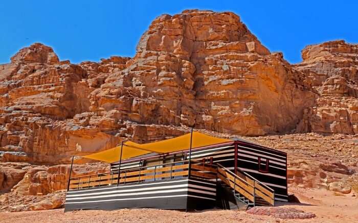 Sun city camp in Wadi Rum