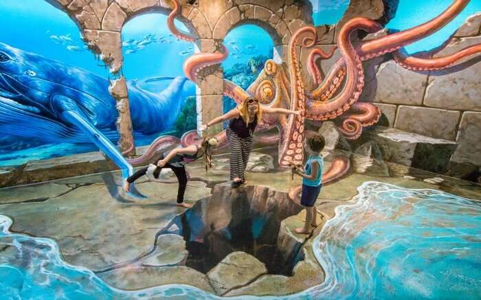 gorgeous 3d paintings in a museum in Langkawi 
