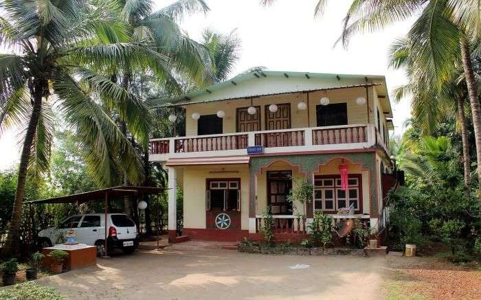 Front view of Viki Holiday Home in Maharashtra