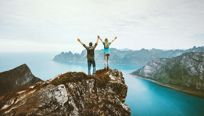 Couple Enjoying in Norway