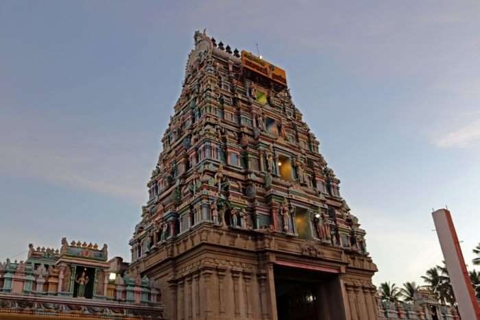 Visiting Sri Gokilambal Thirukameswar Temple is one of the blissful things to do in Pondicherry