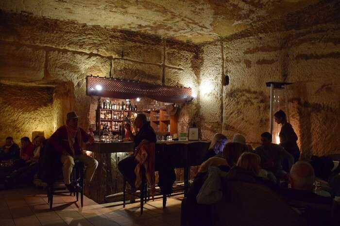 The Cave Bar in Wadi Musa in Jordan