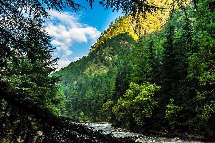 Kasol village in Himachal which is also known as one of the top places to visit in North India