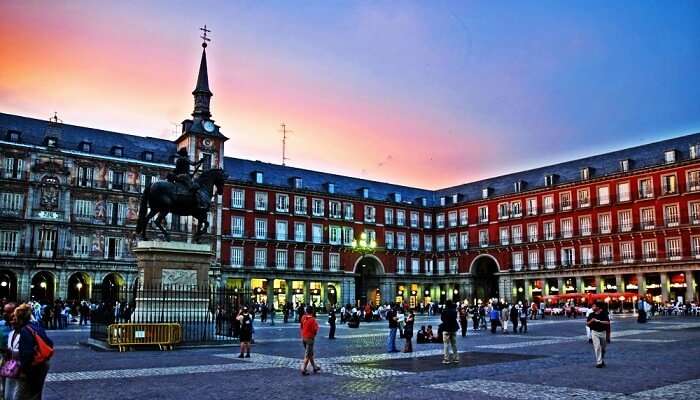 Plaza Mayor, Spain,one of the best place to visit in Madrid 